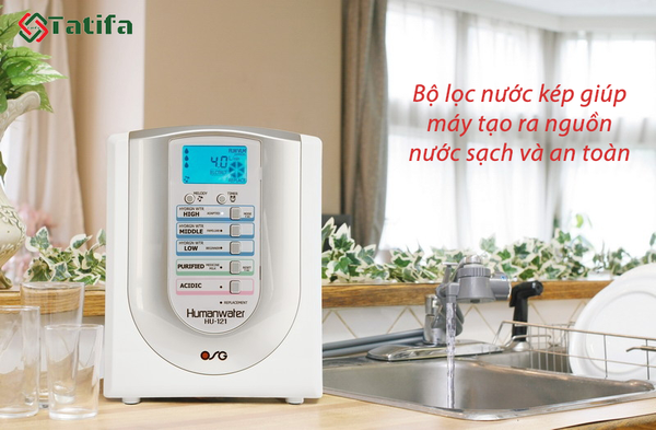 Máy lọc nước ion kiềm giá rẻ bộ lọc nước kép Tatifa