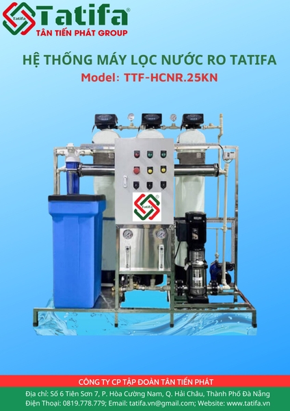 Hệ thống lọc RO 500l/h - Model: TTF-HCNR.500KN