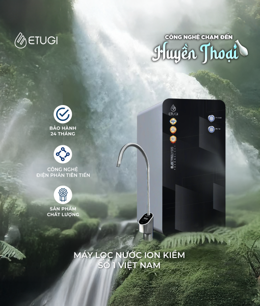 Máy Lọc Nước Ion Kiềm Để Gầm ETUGI ETG102G-SX