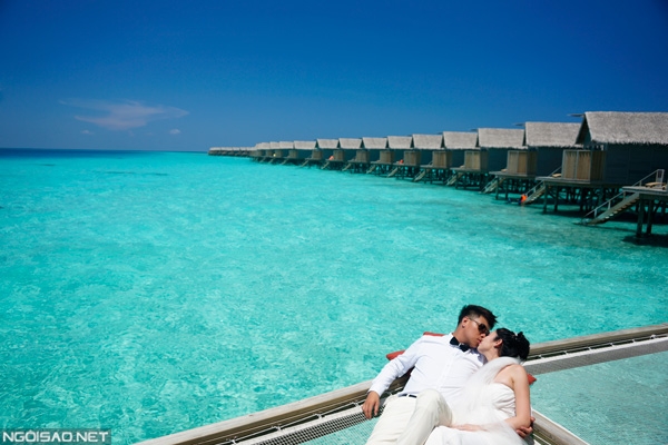 Cặp đôi Sài Gòn chi 12.000 USD chụp ảnh cưới ở Maldives