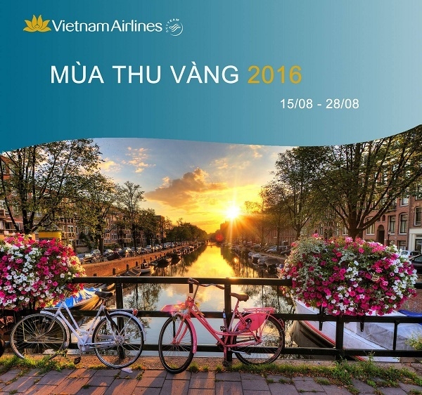 Chương trình khuyến mãi Mùa thu vàng của Vietnam Airline