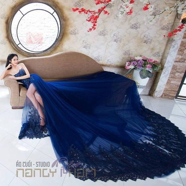 Cập nhật hơn 85 về váy cưới màu xanh ngọc bích mới nhất  coedocomvn