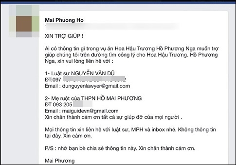 VỤ ÁN HOA HẬU PHƯƠNG NGA: LỖI ĐẦU TIÊN LÀ DO NGƯỜI  MẸ?