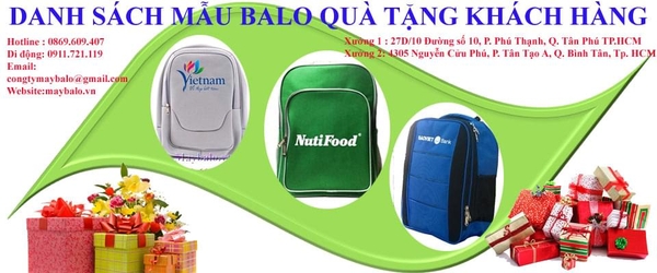 Balo quà tặng - Balo quảng cáo ||| Đa dạng mẫu balo làm quà tặng tri ân khách hàng