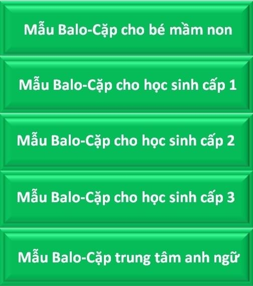 Đặt may balo học sinh - Cặp học sinh – Cách lựa chọn balo học sinh – Cặp học sinh phù hợp với sở thích cũng như độ tuổi học sinh