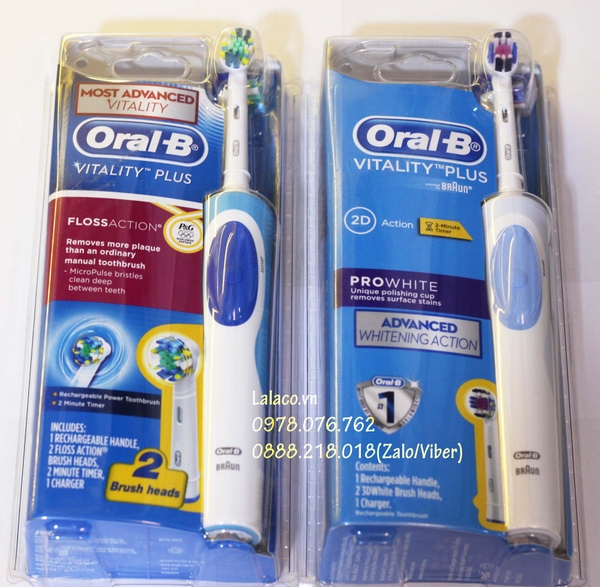 Bàn Chải Đánh Răng Điện Oral-B Vitality Braun – Lalaco.Vn