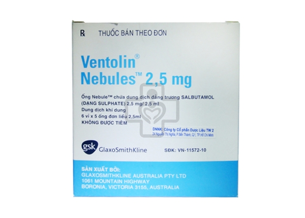 Ventolin Neubules 2,5mg/2,5ml