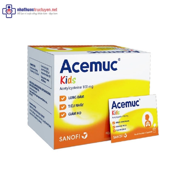 Acemuc 100mg (30 gói x 1 hộp)