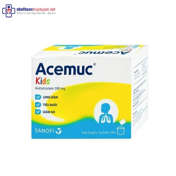 Acemuc 200mg (30 gói x 1 hộp)