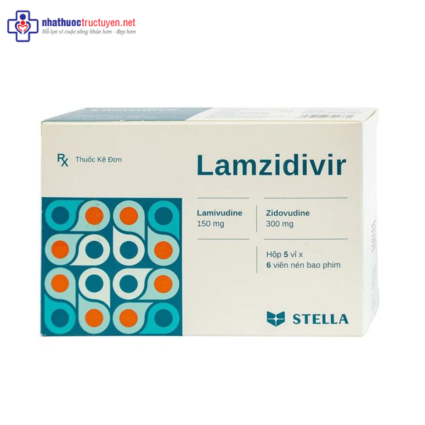 Lamzidivir 150mg/300mg STELLA (6 viên x 5 vỉ)