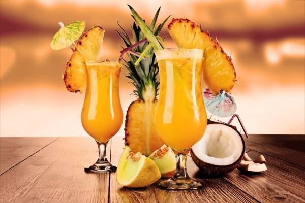 công thức pha cocktail cam và dứa