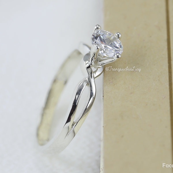 Nhẫn bạc nữ đẹp - RW186