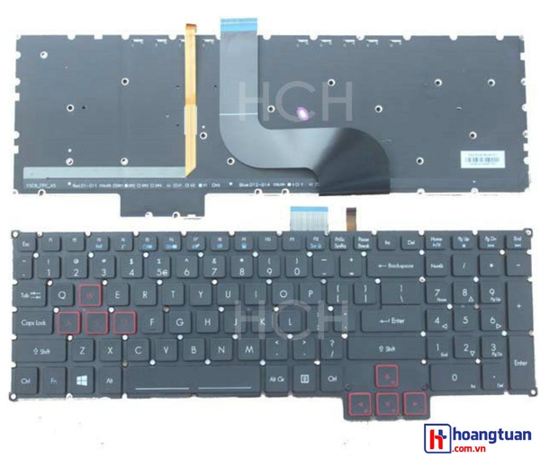 Bàn phím Acer Predator 17 15 G9-791