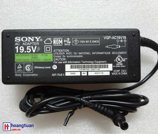 Sạc laptop Sony Vaio VPCS117GG VPCS117GA