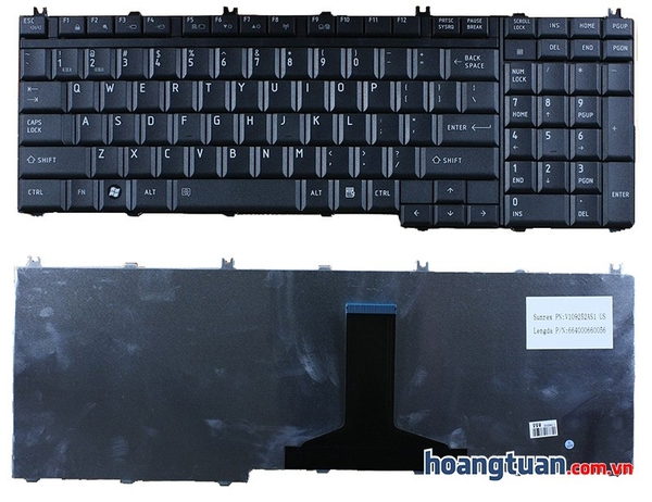 Bàn phím Toshiba Satellite L500 L500D L555 L555D