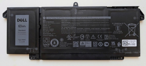 Pin dell Latitude 5320 7320 7420 7520 9JM71 0TN2GY 4M1JN 63Wh 7FMXV