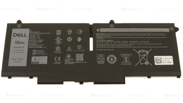 Pin laptop Dell Latitude 5330 5430 5530 Precision 3570 M69D0 58Wh  07KRV
