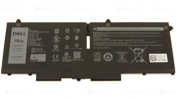 Pin Dell Latitude 5330 7530 7430 7330 8H6WD 8P81K FKOVR FK0VR 58Wh  07KRV