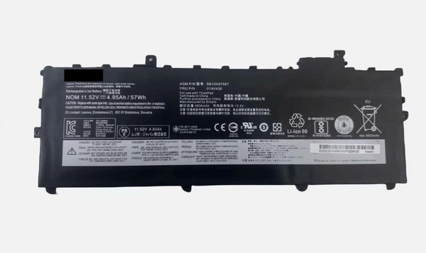 Pin laptop Lenovo ThinkPad X1 Carbon 5th 6th 01AV430 01AV494
