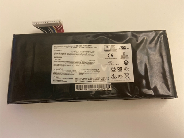 Pin MSI Dominator GT72VR 6RD MS-1785 BTY-L77