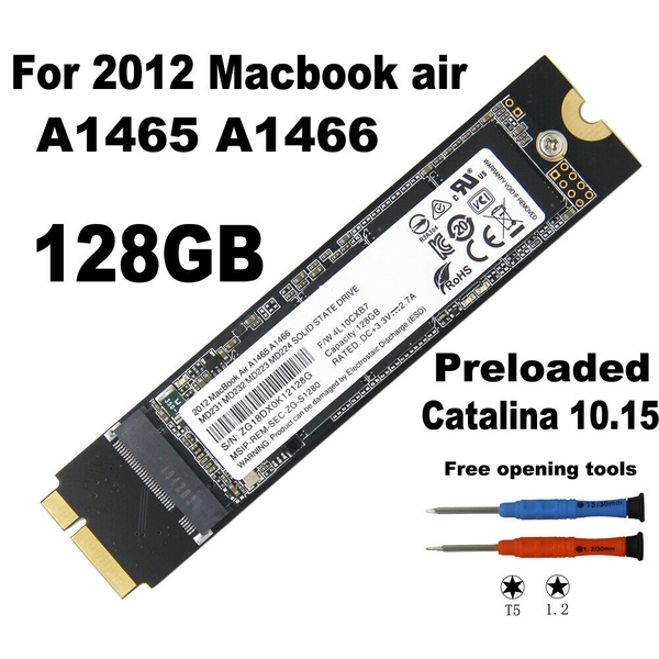 SSD Apple 2012 MacBook AIR A1465 A1466 MD231 MD232 MD223 MD224 SSD 128GB