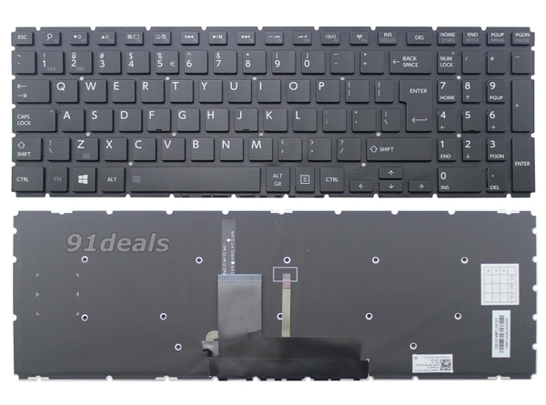 Bàn phím toshiba Satellite L50W-C L55W-C L55W-C5150 L55W-C5256 L55W-C5352