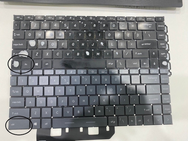 Tastiera RGB Retroilluminata Per MSI GS66 Stealth – US Layout, Nuova Di Pacca