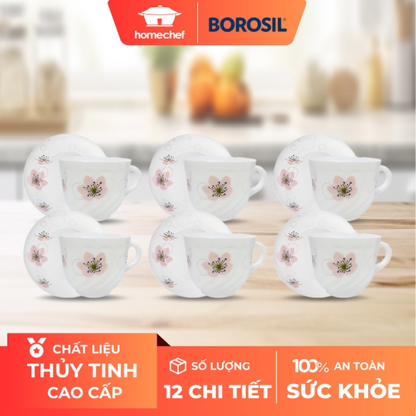 Bộ tách trà Larah Borosil Ikumi B220I