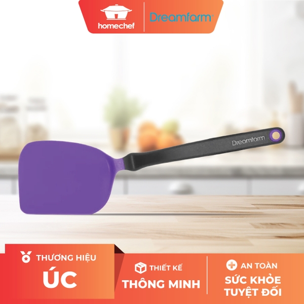 Xẻng lật thức ăn cỡ nhỏ Dreamfarm Mini Chopula-màu tím-DFCU3581