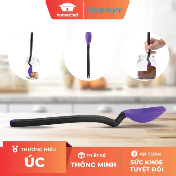 Thìa phết, vét lọ, thìa đong cỡ nhỏ Dreamfarm Mini Supoon-màu tím-DFSU2805