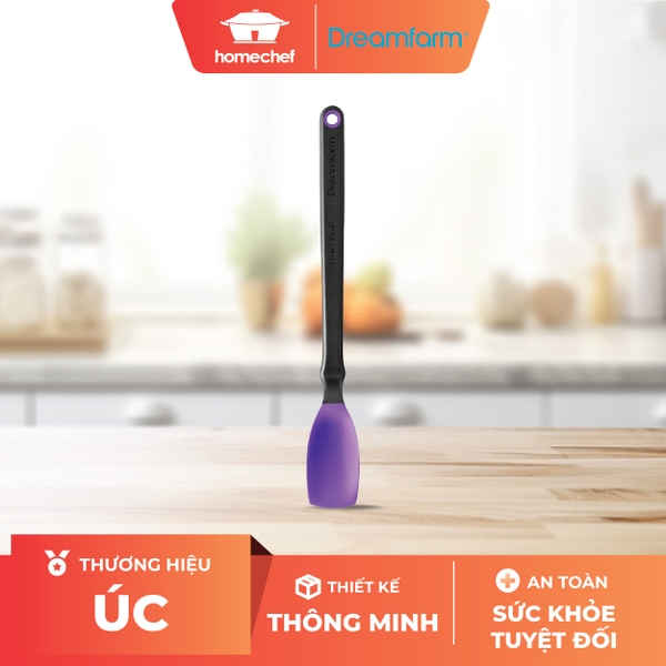 Thìa phết, vét lọ, thìa đong cỡ nhỏ Dreamfarm Mini Supoon-màu tím-DFSU2805