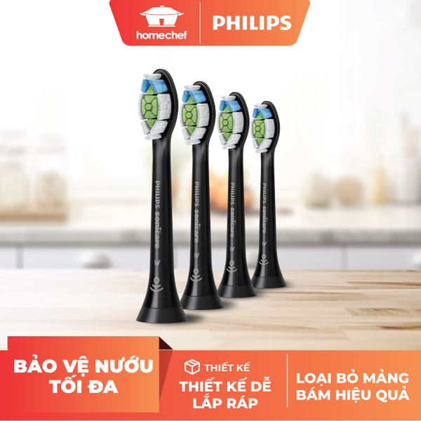 Combo 4 đầu bàn chải điện W2 Philips HX6064/96