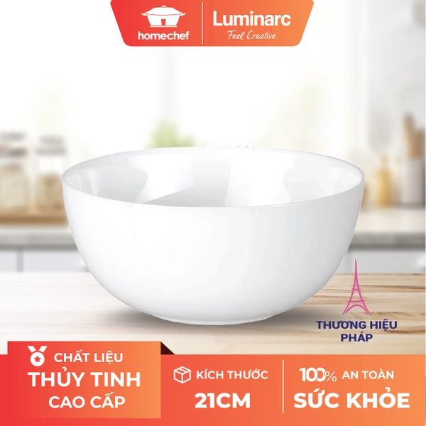 Bát tô Luminarc Diwali thuỷ tinh N3602 - 21cm