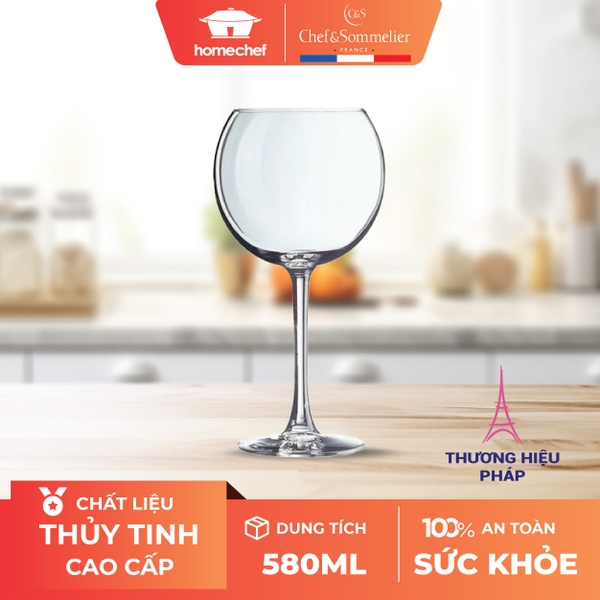 Bộ ly rượu vang C&S Cabernet Ballon 580ml N4592