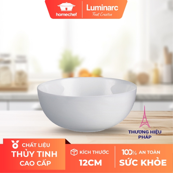 Bát (chén) Luminarc Diwali thủy tinh Granit P9204- 12cm