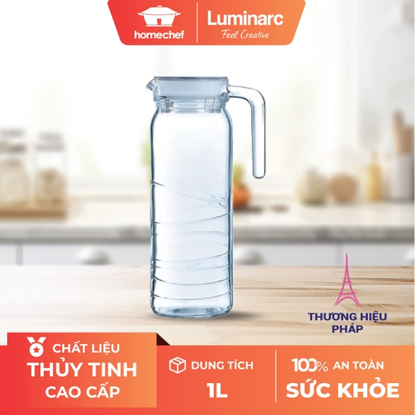 Bình thủy tinh Luminarc Dona Circle Q0434- 1L