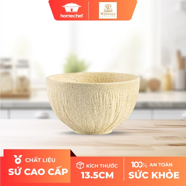 Bát sứ Wilmax 13.5cm màu cát - WL-664316 / A