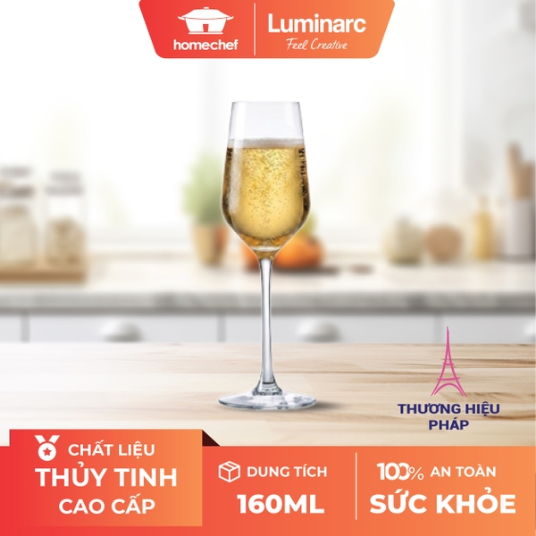 Bộ 6 ly thuỷ tinh Val Surloire Flute 160 ml - X0558