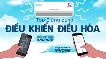 6 Ứng dụng điều khiển điều hòa bằng điện thoại iPhone và Android