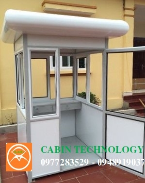 Cabin bảo vệ khung nhôm mái tròn