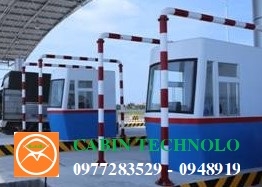 Cabin trạm thu phí BOT khung thép nhôm