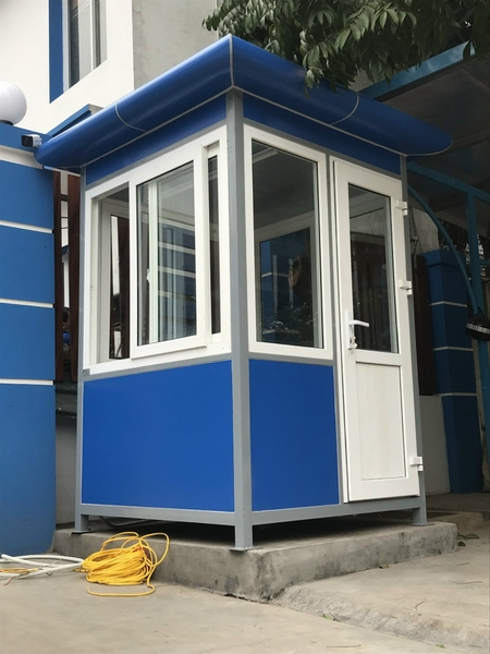 Cabin bảo vệ khung nhôm mái tròn