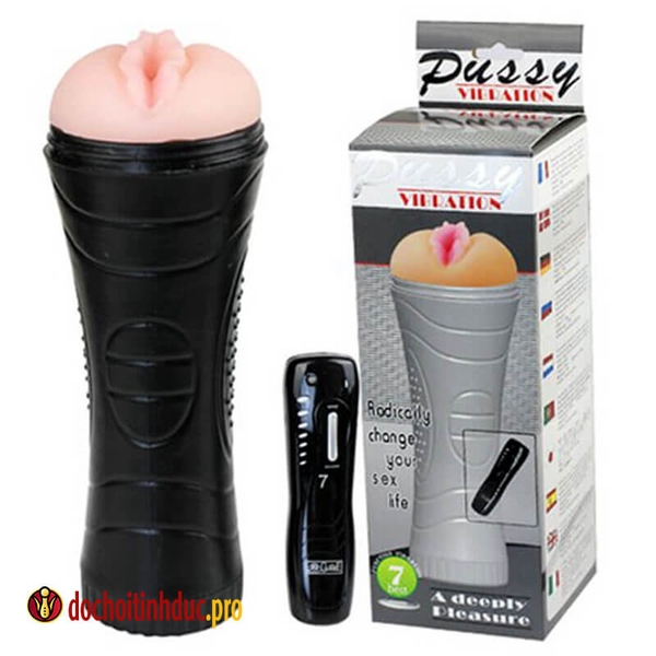 Âm đạo giả giá rẻ ngụy trang đèn pin 7 chế độ rung