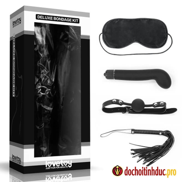 BDSM nhưng không đau - Đồ chơi BDSM Lovetoy Deluxe Bondage Kit