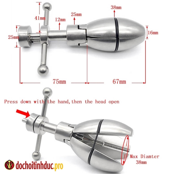 Đồ chơi BDSM khóa mở căng hậu môn - Thủ dâm hậu môn cho cả nam và nữ