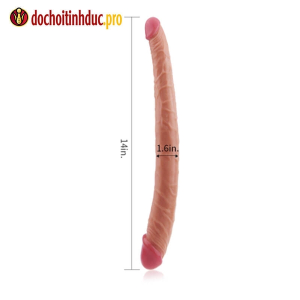 Dương vật giả hai đầu Lovetoy dài 14 inch