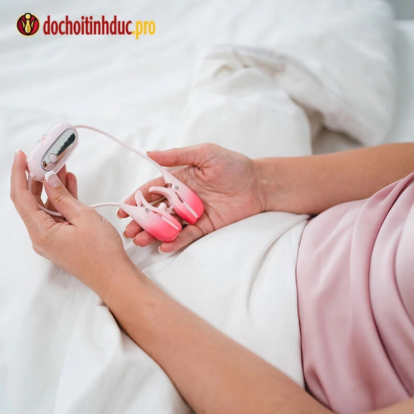 Kẹp núm vú rung kích thích Lovense Gemini - Đồ chơi BDSM đẳng cấp