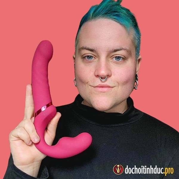 Sex toy cho les dương vật giả 2 đầu siêu rung 3 điểm Lovense Lapis