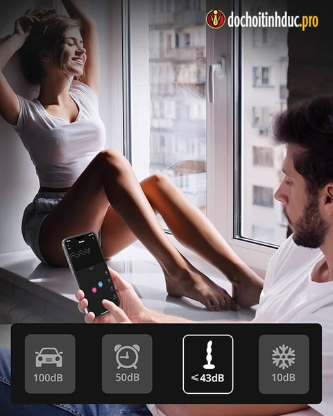 Máy rung thủ dâm hậu môn - Phích cắm hậu môn cao cấp Lovense Ridge