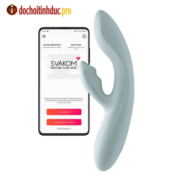 Thủ dâm bằng máy rung tình yêu đa năng cao cấp SVAKOM Chika
